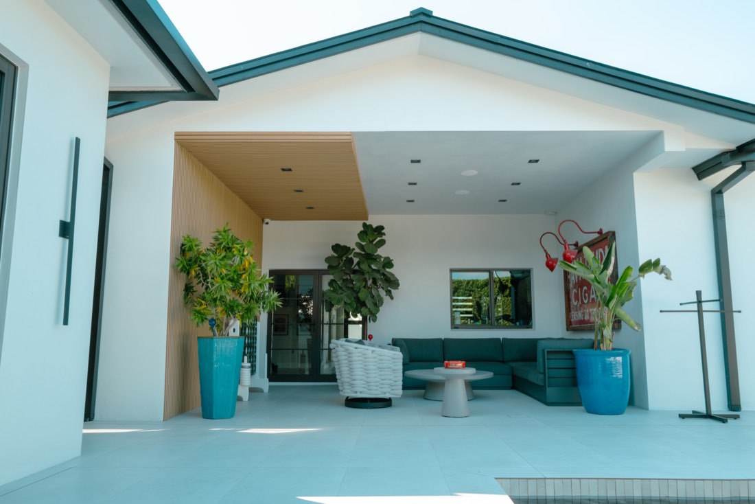 Motel — backyard gazebo