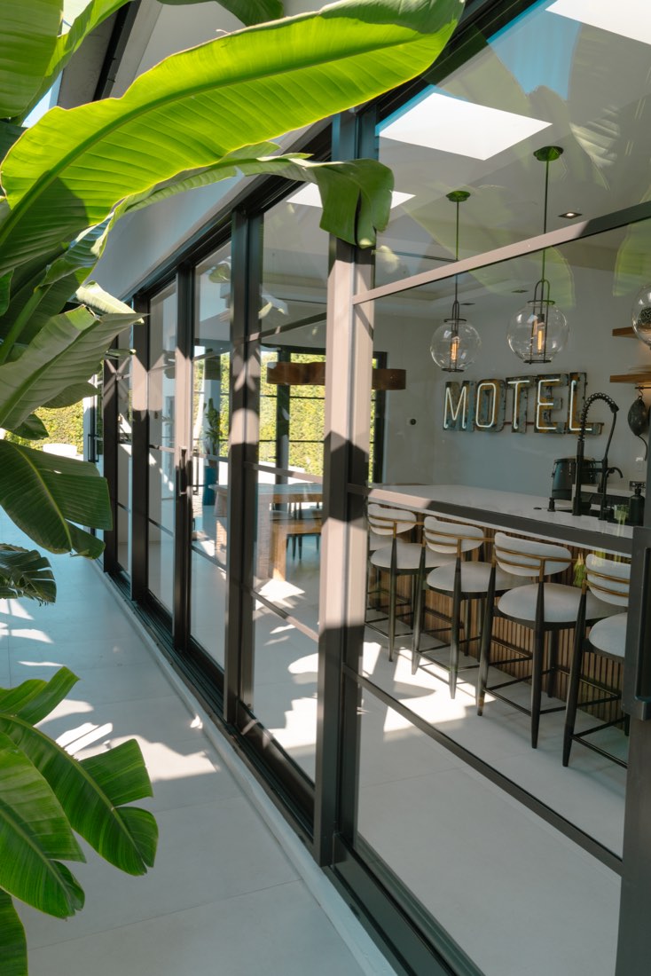 Motel — backyard gazebo